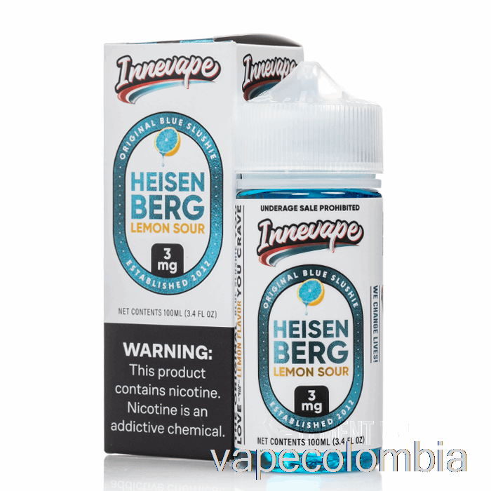 Vape Desechable Heisenberg Limón Sour - Innevape - 100ml 6mg